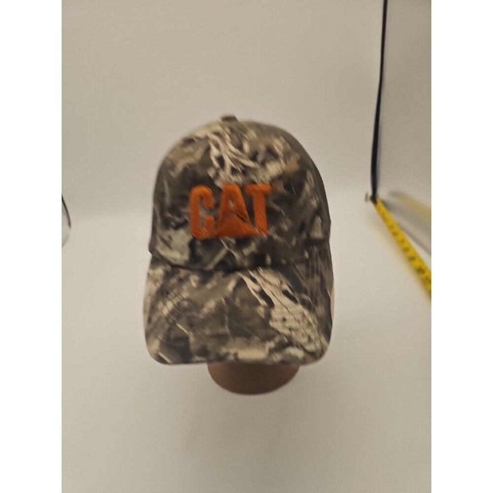 Caterpillar Cat Camo Embroidered Adjustable Baseball Hat‎ Cap Heavy Equipment